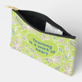 Leraar Zegt Limegroene Botanische Etui (Open)