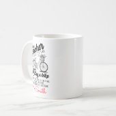 Leraar zijn is gemakkelijk Leuke | Leraar  Koffiemok (Voorkant links)