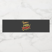 Leraar zijn is gemakkelijk waterfles etiket (Enkel label)