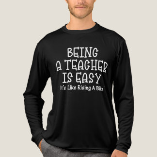 Leraar zijn is net zo makkelijk als fietsen Tri-Blend shirt