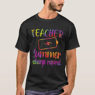 Leraar Zomer Herladen Vereiste tijd Verven Laatste T-shirt