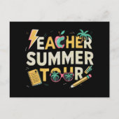 Leraar Zomertour 2024 Laatste schooldag Briefkaart (Voorkant)