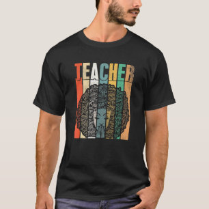 Leraar Zwart Geschiedenis Vrouwen Afrikaans Mooi A T-shirt