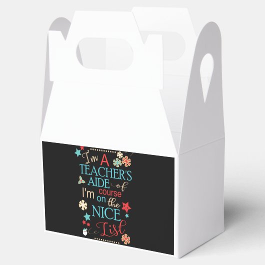 Leraar's Aide Funny Christmas Gift Ik ben een Bedankdoosjes (Geopend)