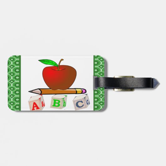 Leraar's Bagagelabel (Achterkant horizontaal)