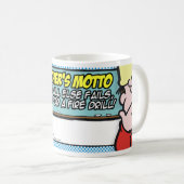 Leraar's Motto Koffiemok (Voorkant rechts)