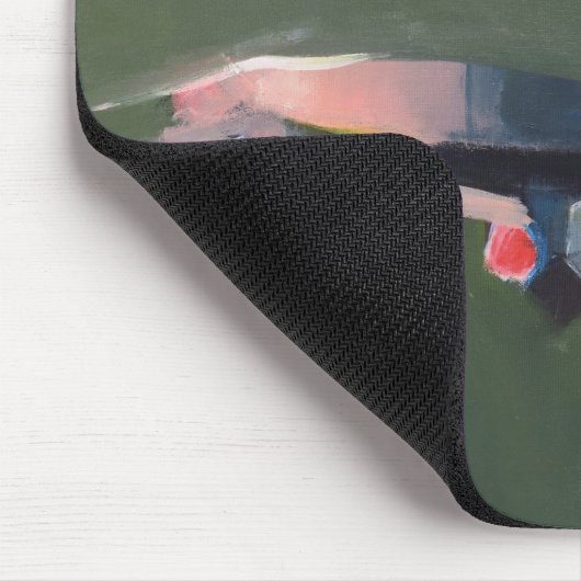 Leraarscadeau Gepersonaliseerde Abstracte Kunstsch Muismat (Hoek)