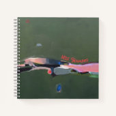 Leraarscadeau Gepersonaliseerde Abstracte Kunstsch Notitieboek (Voorkant)