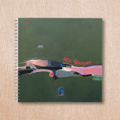 Leraarscadeau Gepersonaliseerde Abstracte Kunstsch Notitieboek