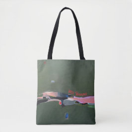 Leraarscadeau Gepersonaliseerde Abstracte Kunstsch Tote Bag