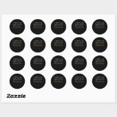 leraarscadeau | onderwijsassistent ronde sticker (Vel)