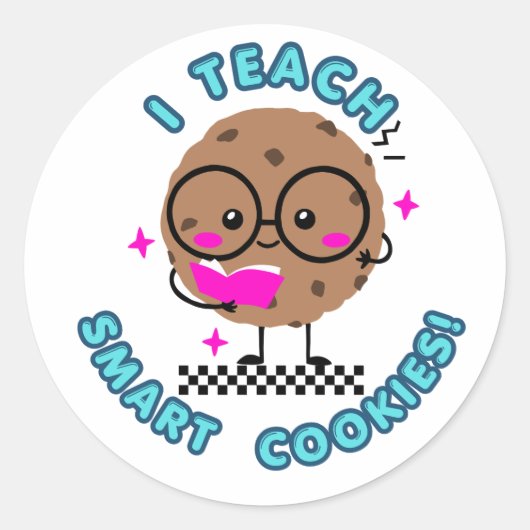Leraarstickers Ronde Sticker (Voorkant)
