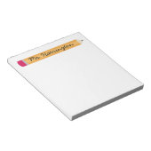 Leraarswaardering Aangepast potlood Notitieblok (Schuin)