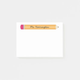 Leraarswaardering Aangepaste potlood Post-it Notit Post-it® Notes