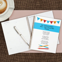 Leraarswaardering Rood Geel Blauw Potloden