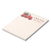 Leraarswaardering Schattige Gnome Custom Notitieblok (Linkerzijde)