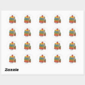 Lerarar Boek Stapel Sticker (Vel)