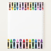 Lerarar Cute Kleurpotlood 2023 Planner (Achterkant)
