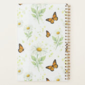 Leraren Afstudeercadeau Wilde Bloem Botanisch Planner (Achterkant)