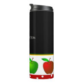 Leraren appels aangepaste thermische getumbler thermosbeker (Geroteerd rechts)