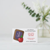 Leraren Apple Visitekaartje (Staand voorkant)