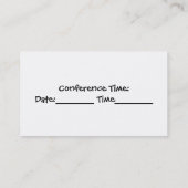 Leraren Apple Visitekaartje (Achterkant)