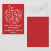 Leraren Apple Visitekaartje (Voorkant / Achterkant)