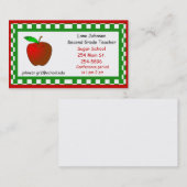Leraren Apple Visitekaartje (Voorkant / Achterkant)