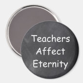 Leraren beïnvloeden het ontwerp-cadeau van het eli magneet (Voorkant / Achterkant)