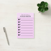 Leraren bureau paarse notitie PERSONALIZE Post-it® Notes (Kantoor)