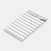 Leraren bureau pen naam gevoerd grijs post-it® notes (Schuin)