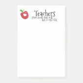 Leraren citeren rood appelhart "planten zaden" post-it® notes (Voorkant)
