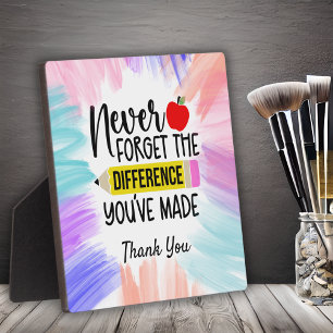 Leraren Dank je Fotoplaat