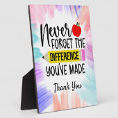 Leraren Dank je Fotoplaat (Zijkant)