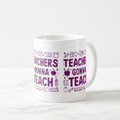 Leraren die les geven koffiemok (Voorkant rechts)