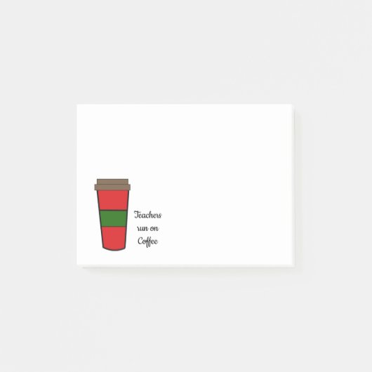 Leraren Draaien Op Koffie Post-it® Notes (Voorkant)