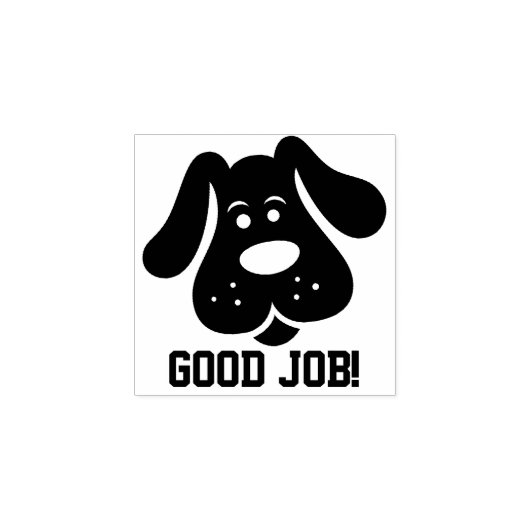 Leraren Goed Werk Puppy Dog Stamp Rubberstempel (Afrduk)