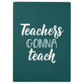 Leraren Gonna Teach Klembord (Achterkant)