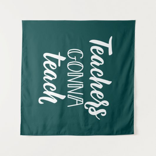 Leraren Gonna Teach Wandkleed (Voorkant (horizontaal))