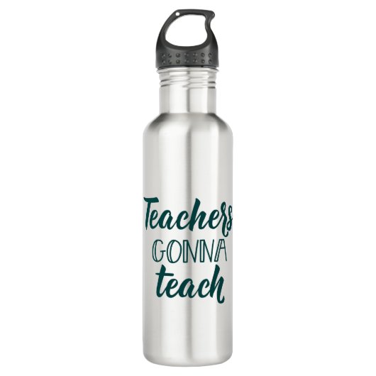 Leraren Gonna Teach Waterfles (Voorkant)