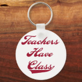 Leraren hebben een klasse rood sleutelhanger (Voorkant)