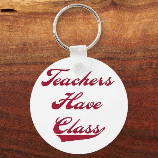 Leraren hebben een klasse rood sleutelhanger (Voorkant)