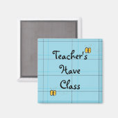 Leraren Hebben Klas Magneet (Voorkant / Achterkant)