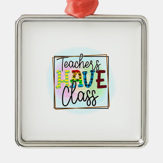 Leraren Hebben Klas Metalen Ornament (Voorkant)