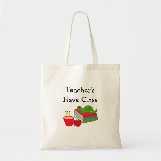 Leraren Hebben Klas Tote Bag (Voorkant)