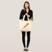 Leraren hebben les grote tote bag (Voorkant (model))