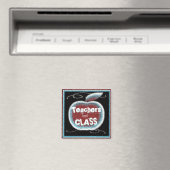 Leraren Humoureuze Apple Magneet (Insitu (Vaatwasser))