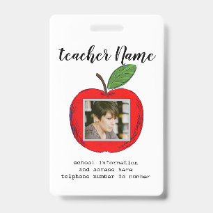 leraren ID school leraar ID Badge