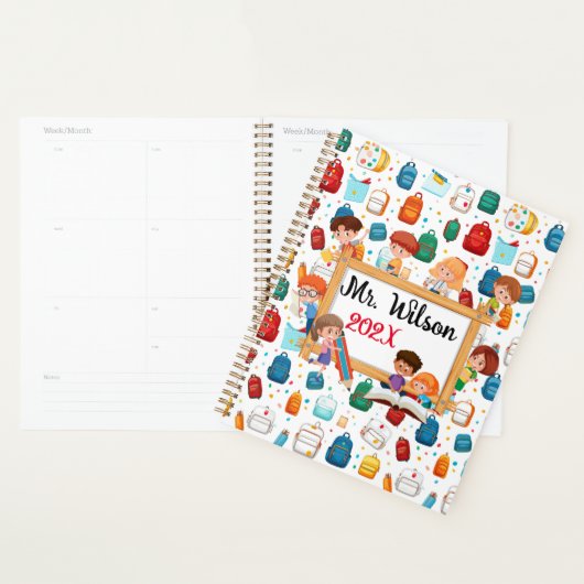 Leraren Jaarlijkse Datum  Planner (Display)