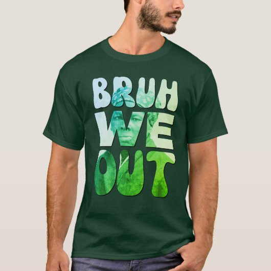 Leraren Juneteenth Harriet Tubman BRUH WE OUT T-shirt (Voorkant)